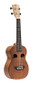 Tiki series concert ukulele with sapele top, Maio finish, with black nylon gigbag