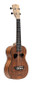 Tiki series concert ukulele with sapele top, Hewa finish, with black nylon gigbag