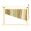 STAGG Pipe Chimes Single Row 20 Bars In Wooden Frame With Striker - view 3