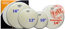 Pro Pack (10", 12", 16" Ambassador coated + free 14" Ambassador coated)