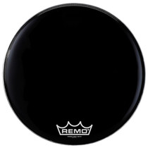 24" Powermax 2 Ebony marching bass drum head