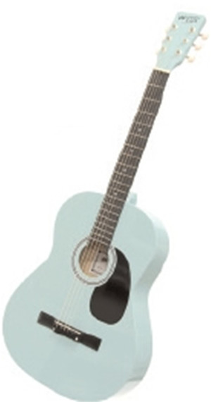 Darling Divas 36" 3/4 Acoustic Guitar Surfer Green steel