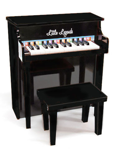 Little Legends Uptown Upright Black 25 key Child Piano