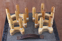 6 pc Set Of Wood Viola or Violin Clamps for Luthier Repair Ships from USA
