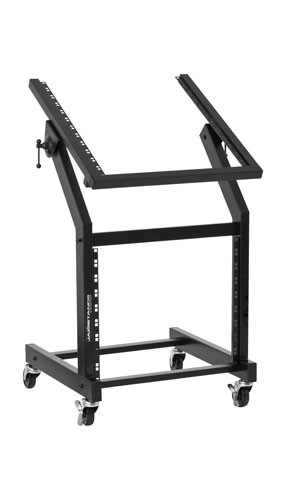 JamStands Ultimate Rolling Rack Stand JSSRR100 Mixer Amps Outboard gear 11U+8U