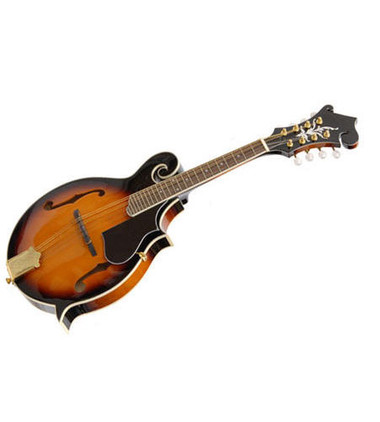Crestwood Red Sunburst Florentine Scroll Mandolin