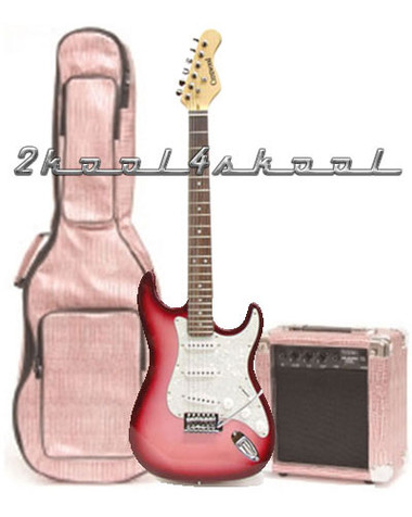 Darling Divas Electric Guitar+AMP set Pink Starburst