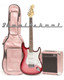 Darling Divas Electric Guitar+AMP set Pink Starburst