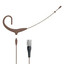 Audio-Technica AT892 Mini Headworn Mic Miniature Capsule Microphone for Stage and Television Cocoa
