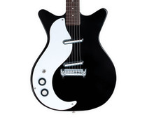 Danelectro 59 NOS+ Electric Guitar Black D59M-PLUS Left Handed Black Lefty