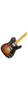 Sparrow guitars Twangmaster Kustom Electric Guitar WHITE w Black IRON CROSS