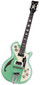 ITALIA Mondial Semi-Hollow Body Electric Bass Guitar with CASE Green