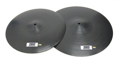 TKO PRACTICE CYMBAL Black ABS Plastic - 14" Quiet Practice Cymbal