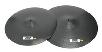 TKO PRACTICE CYMBAL Black ABS Plastic - 16" Quiet Practice Cymbal