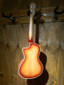 Archtop Cutaway Body F-hole Tenor Ukulele Flamed Maple Bird Inlay Arch Top uke - view 3