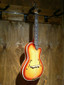 Archtop Cutaway Body F-hole Tenor Ukulele Flamed Maple Bird Inlay Arch Top uke - view 7