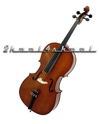 Rossetti 1/4 size Cello outfit+case+bow string child NU