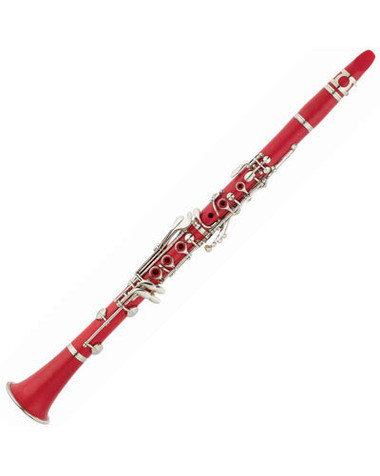Rossetti Red Student Bb Soprano Clarinet with Case and accessories