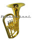Rossetti Baritone Horn-Gold Lacquer 13.4mm bore 9" bell