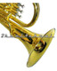 Rossetti Baritone Horn-Gold Lacquer 13.4mm bore 9" bell - view 3