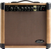 STAGG 20W Acoustic Guitar Amplifier With Spring Reverb Plus 1x6.5" Speaker - view 2