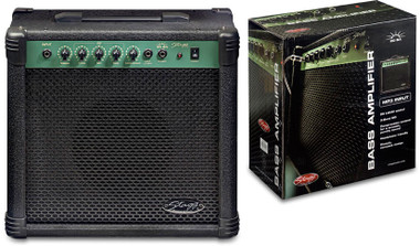 STAGG 20W Bass Amplifier With Metal Front Grille Plus 3 Band EQ