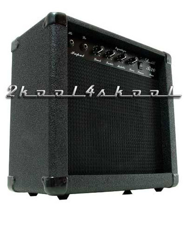 20 Watt Dual Channel Guitar Amplifier Black 20w amp NEW