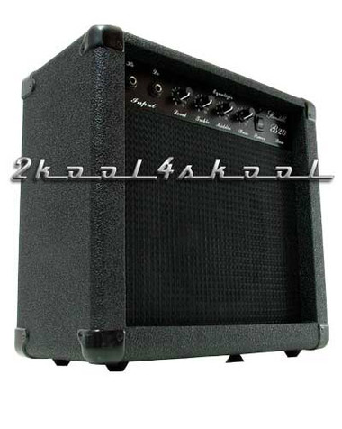20 watt bass amplifier-dual input-NEW practice amp 20w