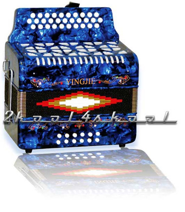 Rossetti Diatonic Button Accordion Blue acordeon EAD