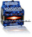Rossetti Diatonic Button Accordion Blue acordeon EAD