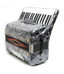 Rossetti Silver 60 Bass 5 Switch Piano Accordion Free Case - view 4