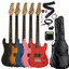 Black 3/4 size  Raptor Junior Rock Pack INCLUDES: 3 Watt Amp, Gig Bag, Strap, Cable, Pick and Replacement String