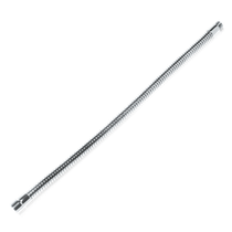 19" GOOSENECK CHROME flexible microphone extension