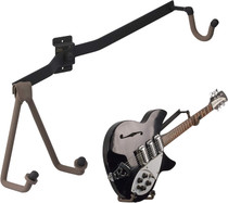 String Swing Guitar Holder Horizontal Low-Profile Narrow-Body for Flat Wall Mount Bass and Electric Guitars