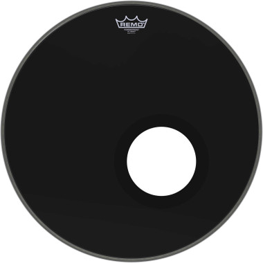 20" Powerstroke 3 Ebony bass drum head