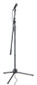 Performer set with cardioid dynamic microphone, boom stand, XLR/XLR cable, rubber clamp and bag