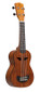 Tiki series soprano ukulele with sapele top, Ah finish, with black nylon gigbag