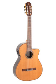 Admira Crossover cutaway electrified classical guitar with solid cedar top, Electrified series