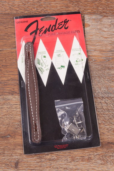 Fender Pure Vintage Stitched Leather Amplifier Handle Brown 099-0945-000