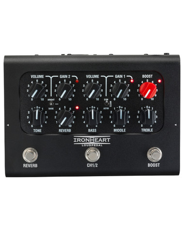 Loudpedal 60-watt 2 channel Ironheart amplifier, Martin Miller signature