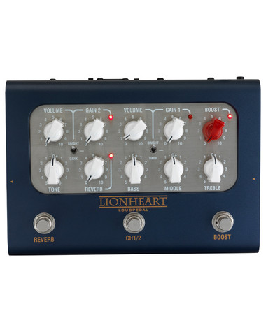 Loudpedal 60-watt 2 channel Lionheart amplifier, Tom Quayle signature