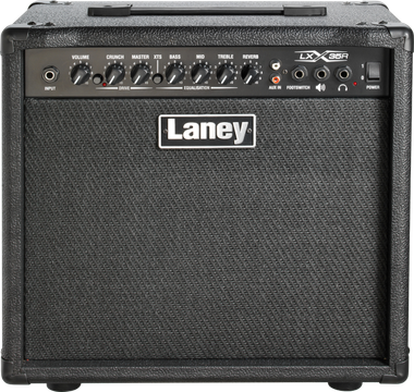 Laney LX35R 35W Twin Channel Guitar Combo Amp With Reverb 3-Band EQ XTS Boost Aux In And Headphone Out