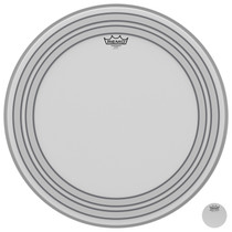 22" Powersonic Coated Bass Drum Head with internal subsonic dampening rings