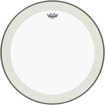 24" Powerstroke 4 Clear Bass Drum Head with double layer and clear dot