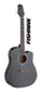 Bass guitar electric-acoustic jumbo with cutaway