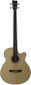 Bass guitar electric-acoustic jumbo with cutaway