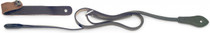 Stagg Premium black leather mandolin strap