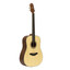 Crafter HD100-N acoustic guitar body and neck full side angle view