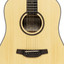 Crafter HD100-N headstock with diecast chrome machine heads close-up