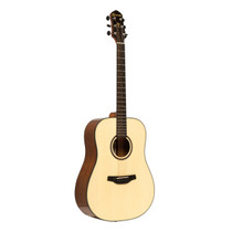 Crafter HD250-N dreadnought acoustic guitar front view natural finish